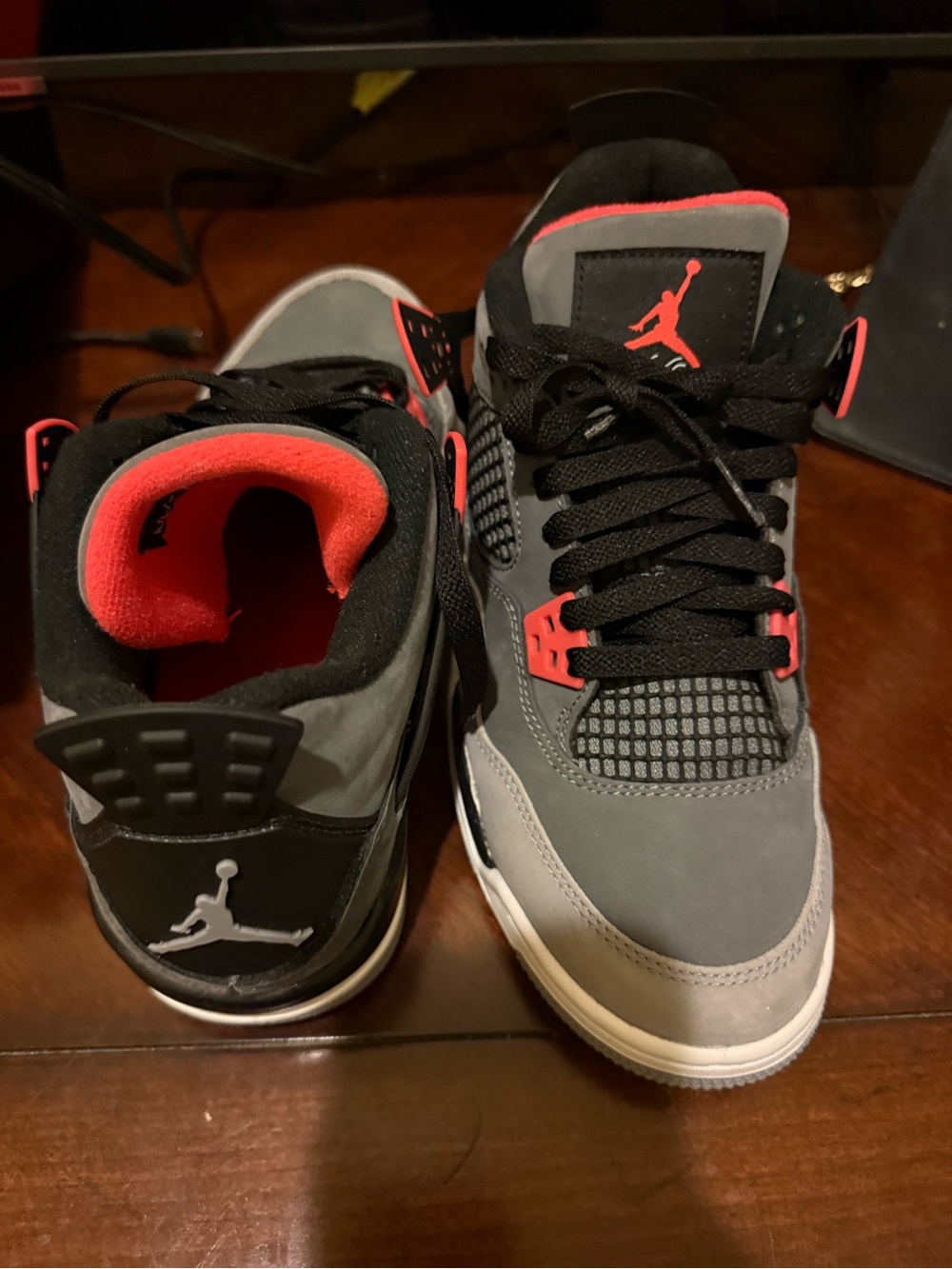Jordan Men’s Sneakers - Grey/Black/Red